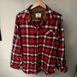 Med, legendary whitetails button down